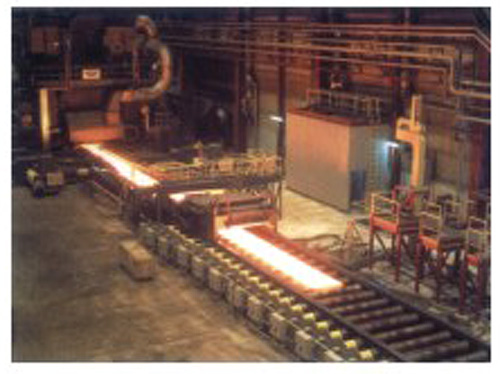 Metallurgical process weighing